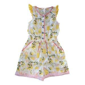 Matilda Jane The Adventure Begins Let's Make Lemonade Romper Youth Girl size 14